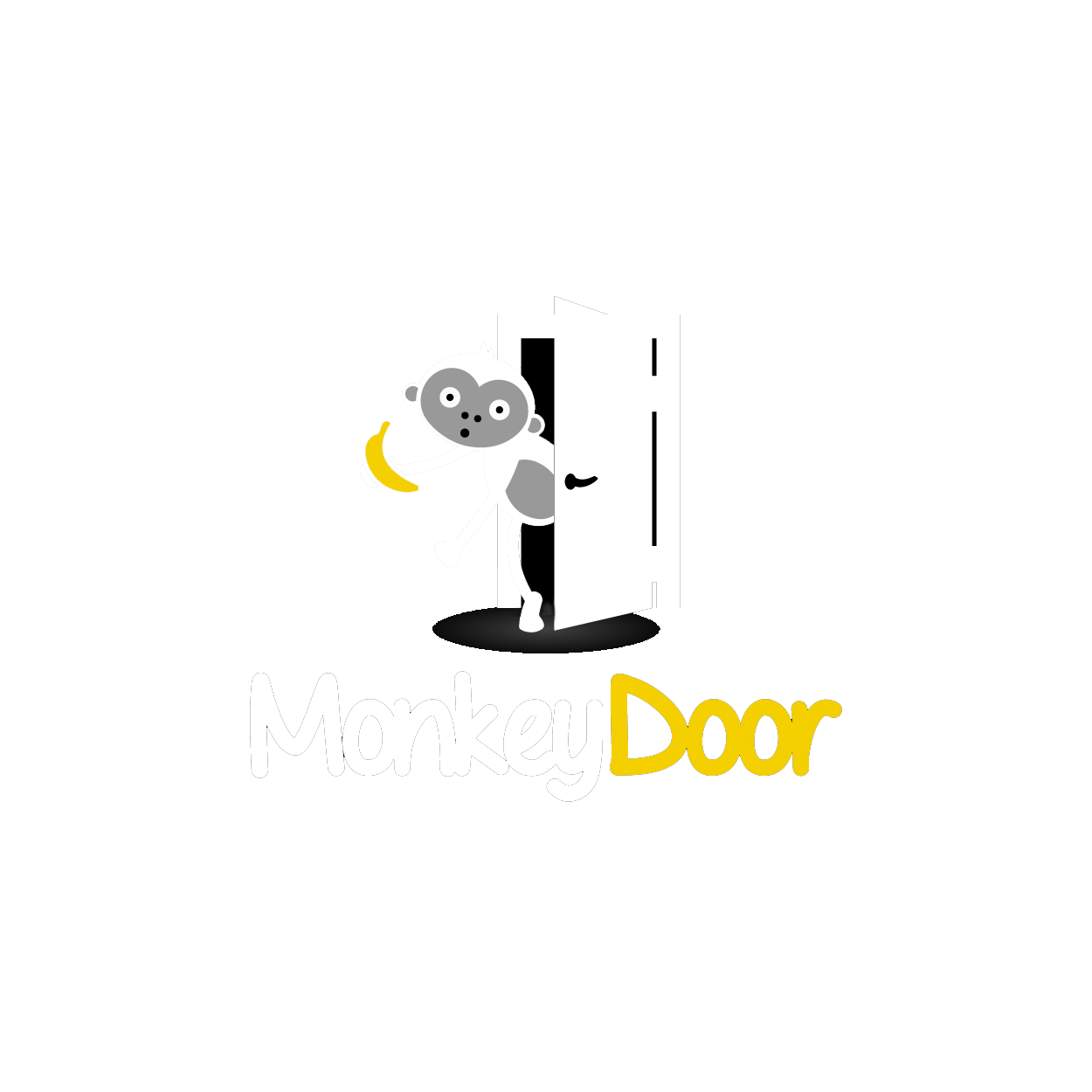 MonkeyDoor logo — with monkey